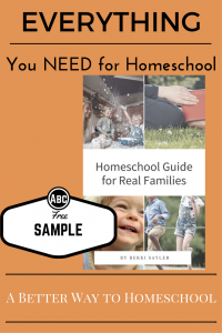 New Homeschooler? {DOwnload your FREE Sample} of your Homeschool Guide.