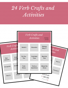 Verb Craft and Activities for Kids