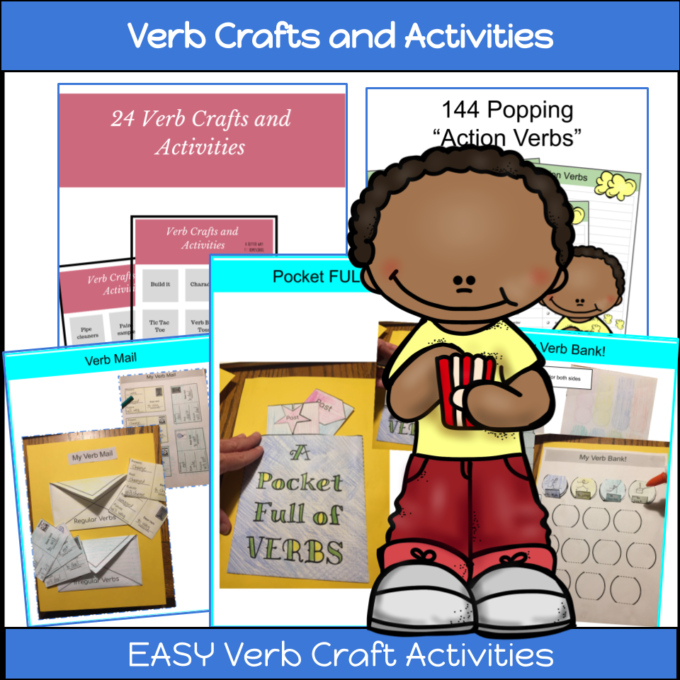 verb crafts and activities