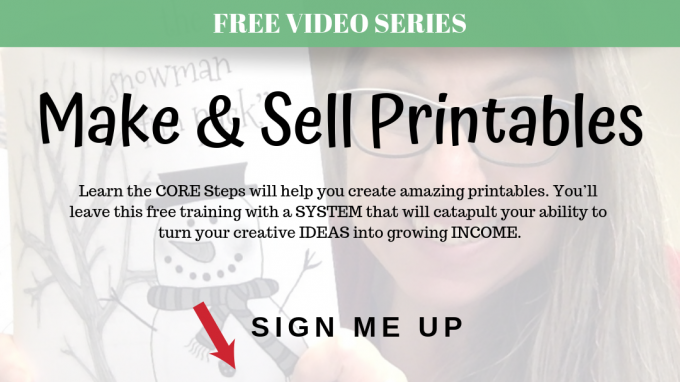 make and sell printables