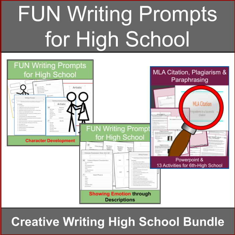Fun writing prompts for High School