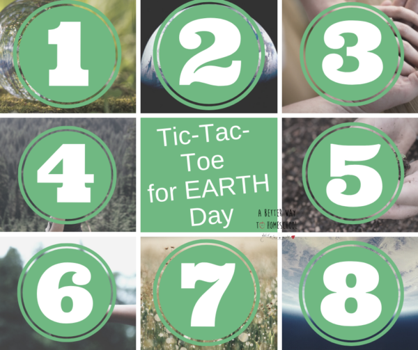 Earth day tic tac toe