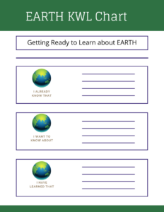 preschool earth day worksheet