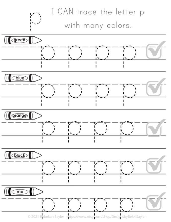Alphabet Tracing Printables: Lowercase Set