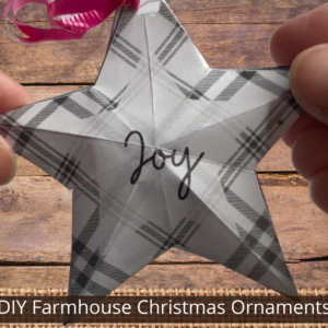 DIY Farmhouse Christmas Ornaments
