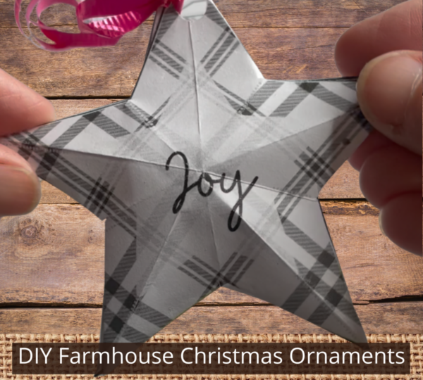 DIY Farmhouse Christmas Ornaments