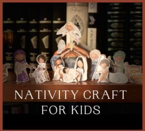 nativity paper craft