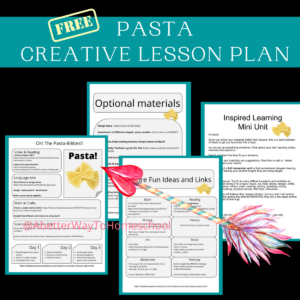 creative curriculum Lesson Plan PASTA