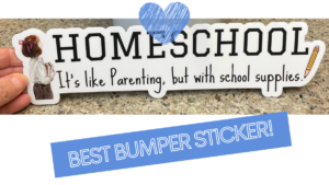 homeschool bumper sticker
